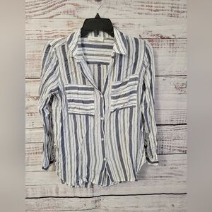 Vince Camuto XS Stripped Button-down
